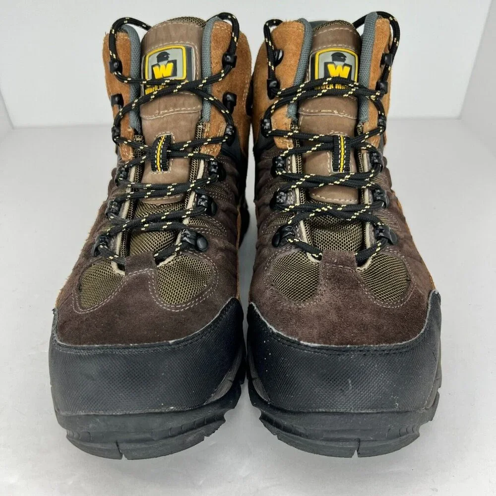 Work Master Mens DEV-7 Multicolor Mid Round Toe Lace Up Size 10.5M Hiking Boots